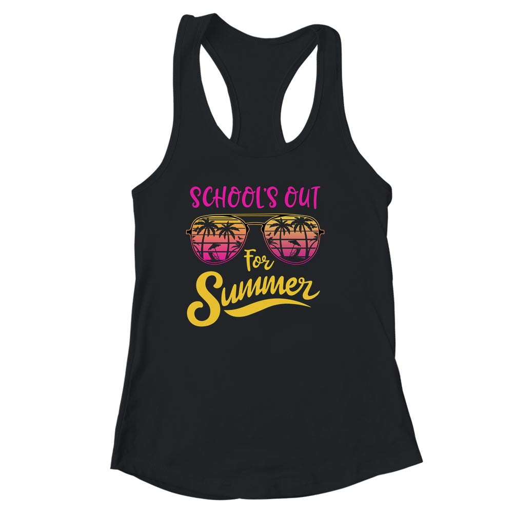 Vintage Last Day Of School Schools Out For Summer Teacher Shirt & Tank Top | siriusteestore
