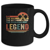 Vintage Pickleball Dad The Man The Myth The Legend Mug | siriusteestore