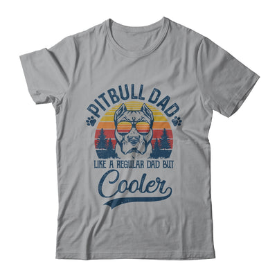 Vintage Pitbull Dad Like A Regular Dad But Cooler Funny Shirt & Hoodie | siriusteestore