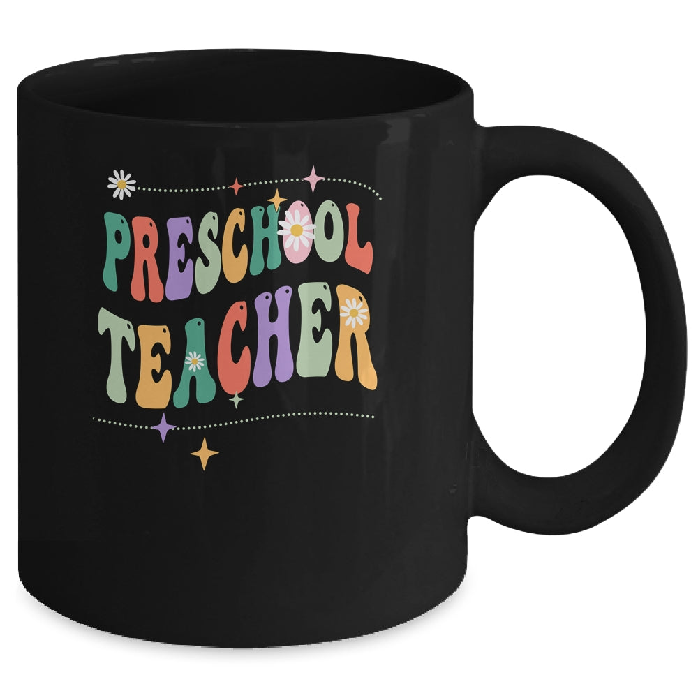Vintage Preschool Teacher Back To School Mug | siriusteestore
