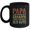 Vintage Retro Papa Because Grandpa Is For Old Guys Funny Mug | siriusteestore