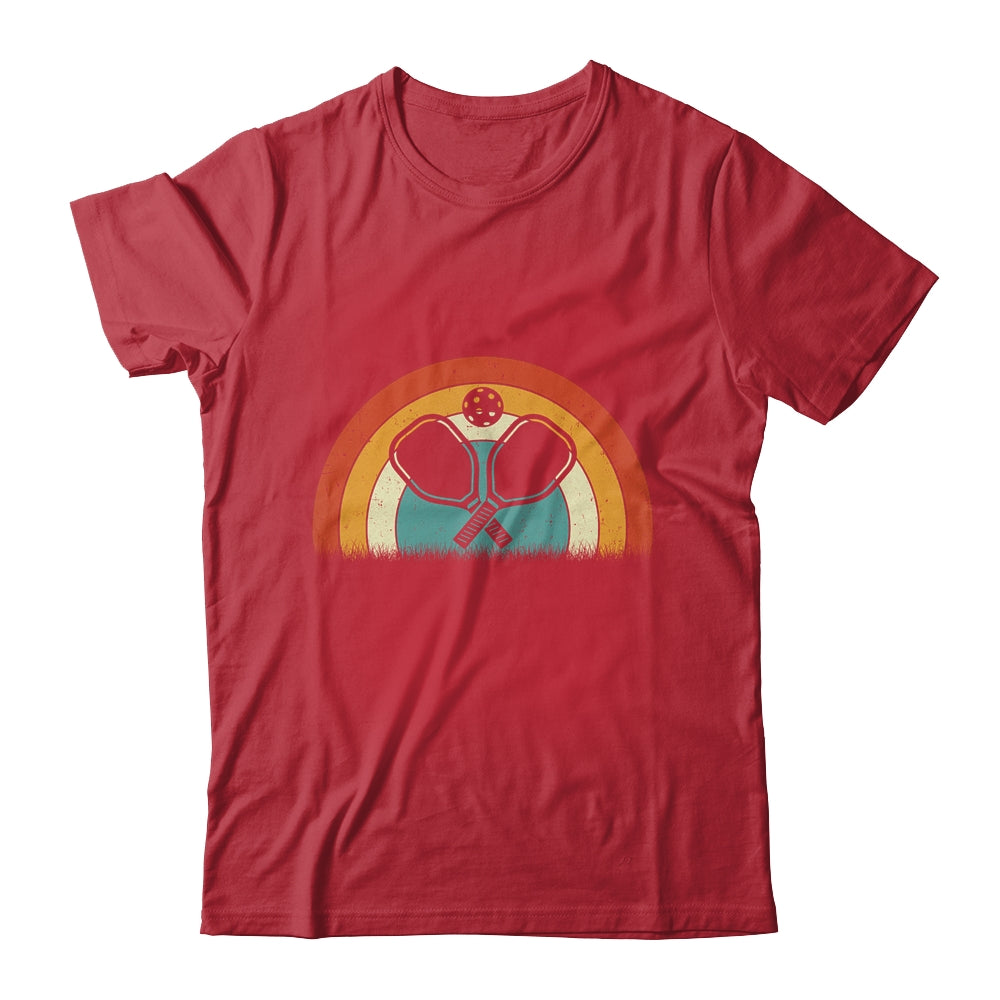 Vintage Sunset Pickleball Cool Pickleball Shirt & Tank Top | siriusteestore