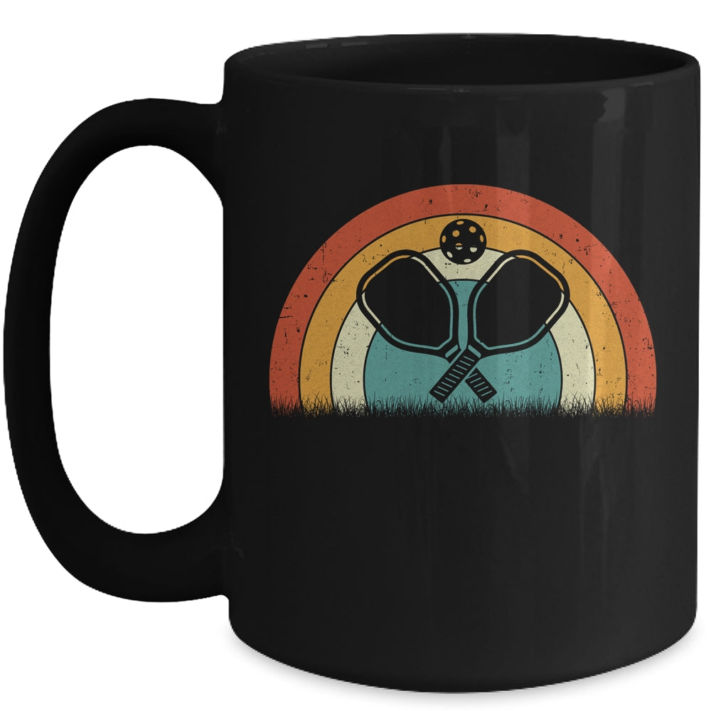 Vintage Sunset Pickleball Cool Pickleball Mug | siriusteestore