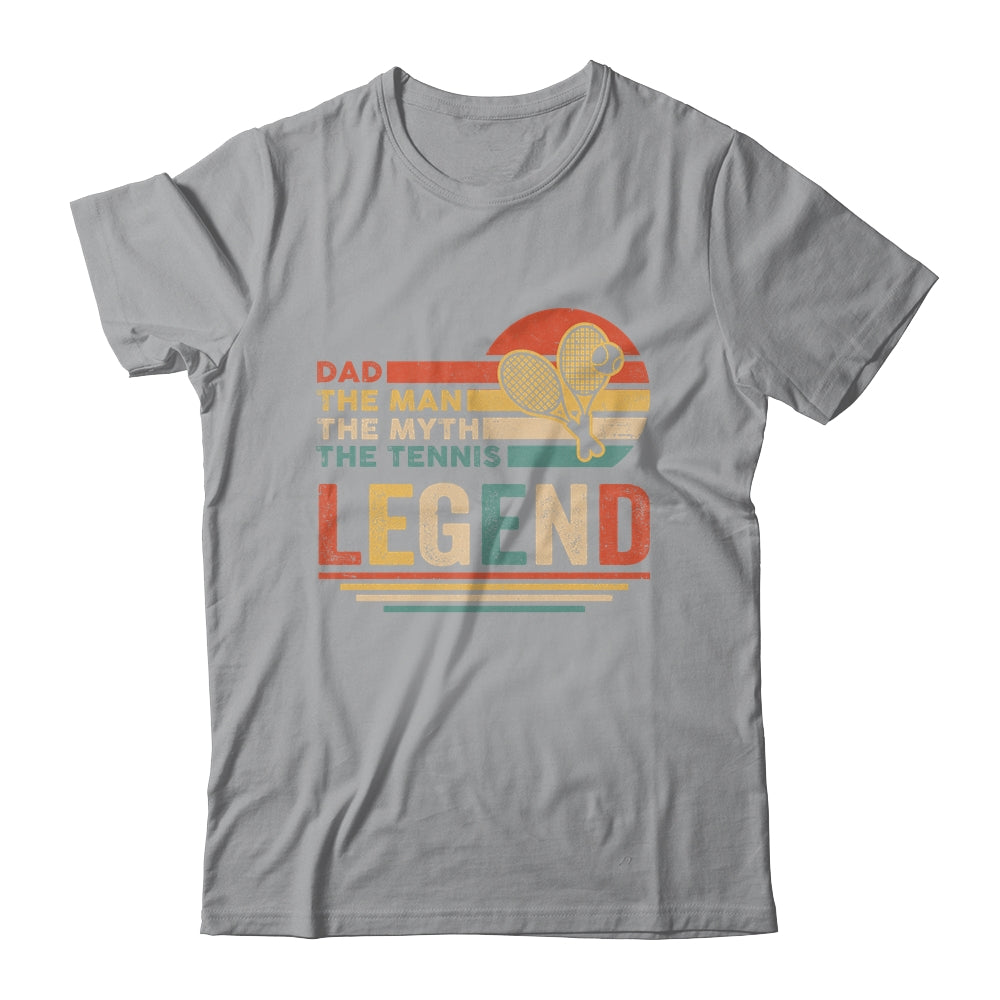Vintage Tennis Dad The Man The Myth The Legend Shirt & Hoodie | siriusteestore