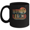 Vintage Tennis Dad The Man The Myth The Legend Mug | siriusteestore