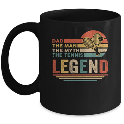 Vintage Tennis Dad The Man The Myth The Legend Mug | siriusteestore