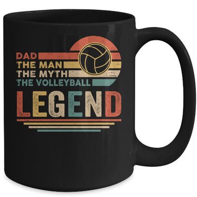 Vintage Volleyball Dad The Man The Myth The Legend Mug | siriusteestore