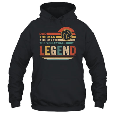 Vintage Volleyball Dad The Man The Myth The Legend Shirt & Hoodie | siriusteestore