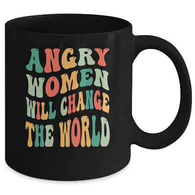 Vintage Woman Rights Angry Women Will Change World Mug | siriusteestore