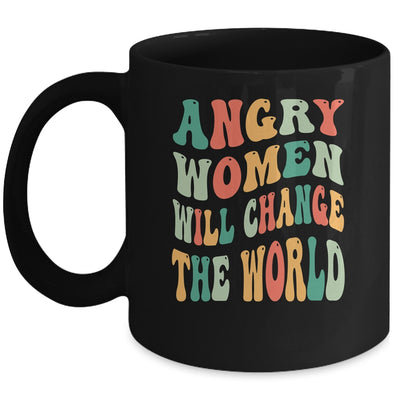Vintage Woman Rights Angry Women Will Change World Mug | siriusteestore