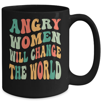 Vintage Woman Rights Angry Women Will Change World Mug | siriusteestore
