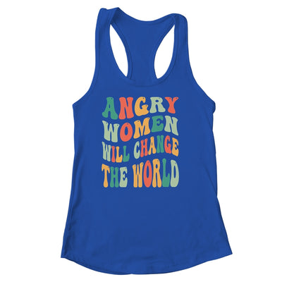 Vintage Woman Rights Angry Women Will Change World Shirt & Tank Top | siriusteestore