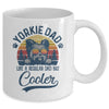 Vintage Yorkie Dad Like A Regular Dad But Cooler Funny Mug | siriusteestore