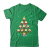Volleyball Christmas Tree Santa Pickleball X Mas Lights Shirt & Sweatshirt | siriusteestore
