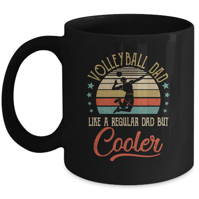 Volleyball Dad Like A Regular Dad Cooler Vintage Fathers Day Mug | siriusteestore