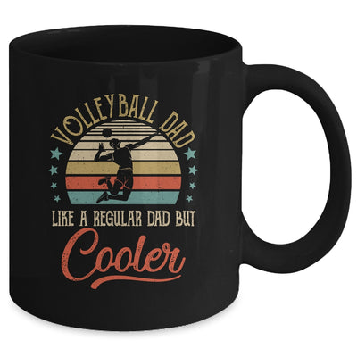 Volleyball Dad Like A Regular Dad Cooler Vintage Fathers Day Mug | siriusteestore