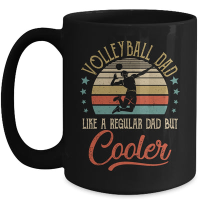 Volleyball Dad Like A Regular Dad Cooler Vintage Fathers Day Mug | siriusteestore