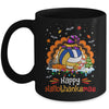 Volleyball Halloween Christmas Thanksgiving Hallothanksmas Mug | siriusteestore