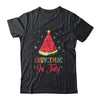Watermelon Christmas Tree Christmas In July Summer Vacation Shirt & Tank Top | siriusteestore