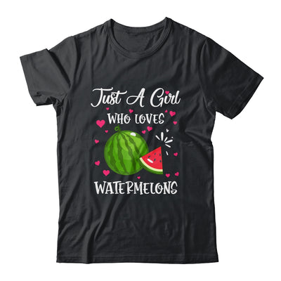 Watermelon For Girls Just A Girl Who Loves Watermelons Shirt & Tank Top | siriusteestore