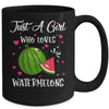 Watermelon For Girls Just A Girl Who Loves Watermelons Mug | siriusteestore