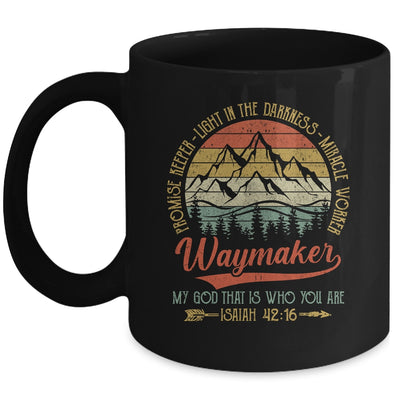 Waymaker Miracle Worker Promise Keeper Christian Mug | siriusteestore