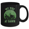 We Ride At Dawn Lawnmower for Men Dad Father's Day Mug | siriusteestore