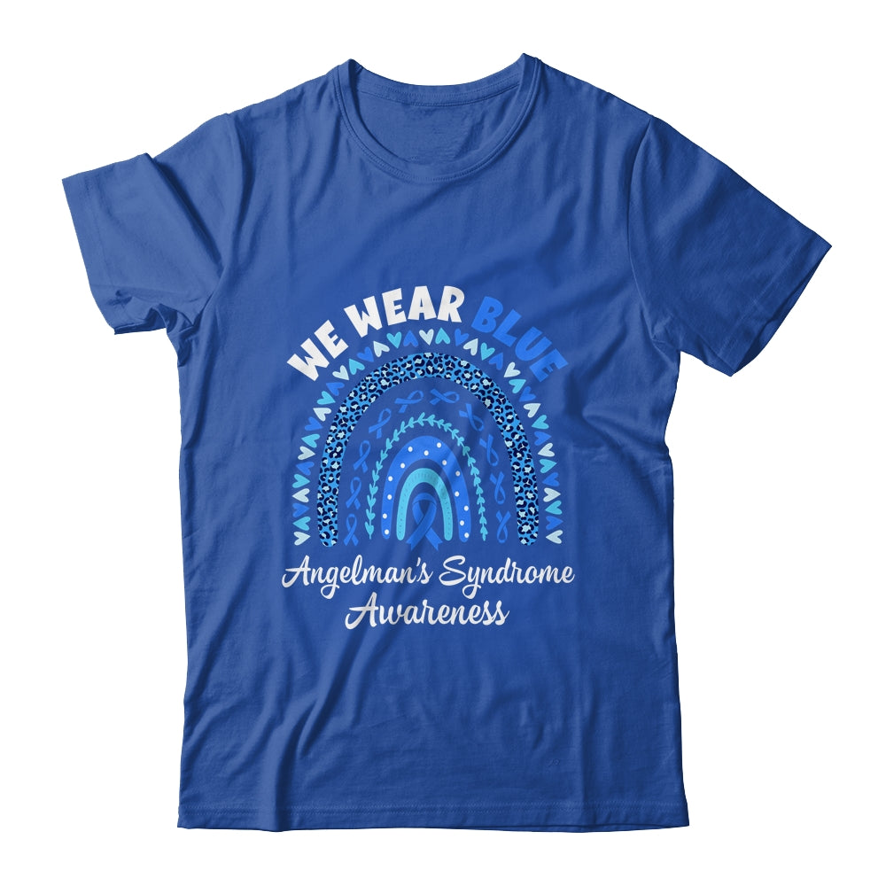 We Wear Blue For Angelmans Syndrome Awareness Shirt & Hoodie | siriusteestore
