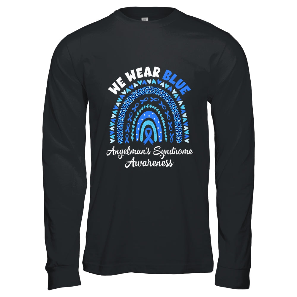 We Wear Blue For Angelmans Syndrome Awareness Shirt & Hoodie | siriusteestore