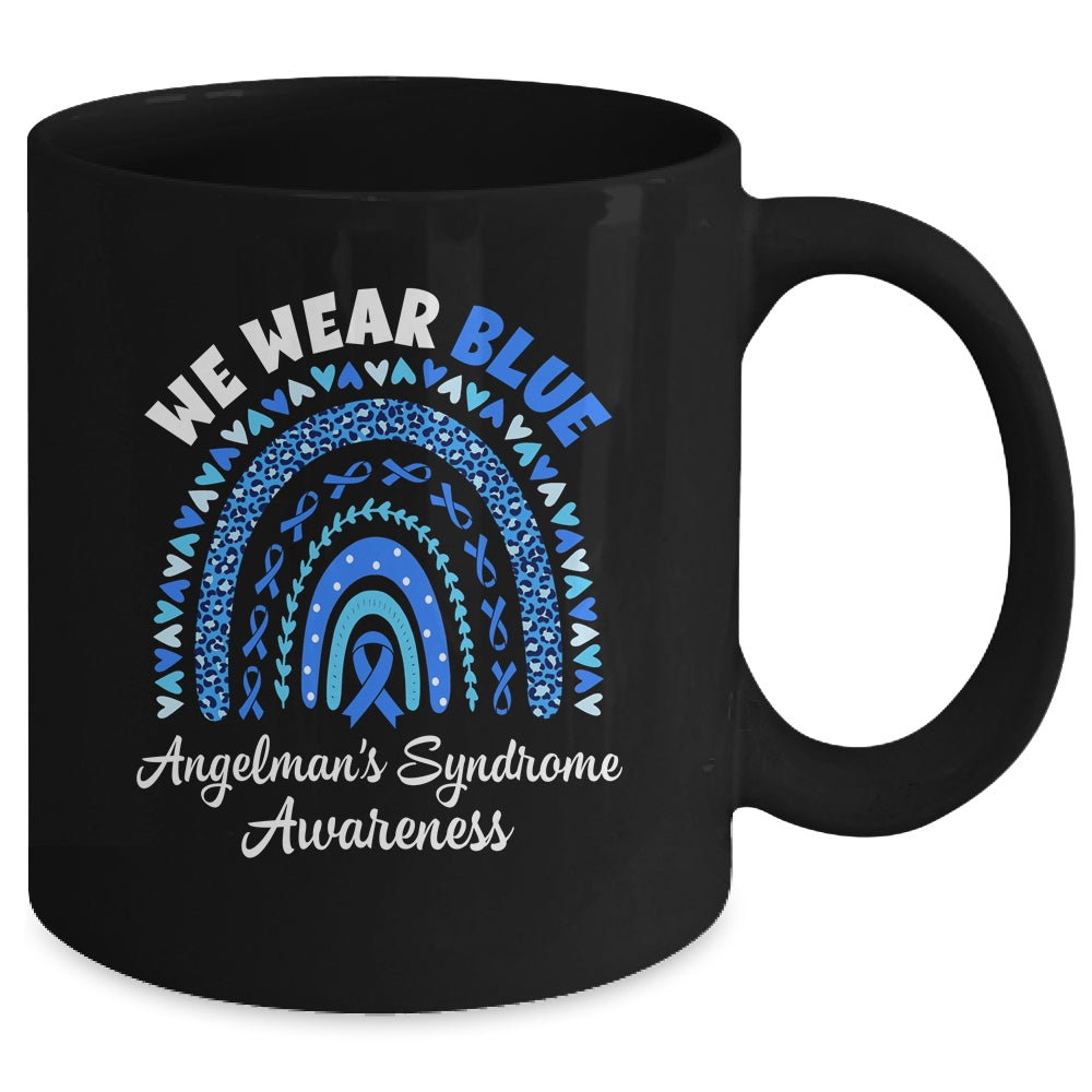 We Wear Blue For Angelmans Syndrome Awareness Mug | siriusteestore