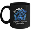We Wear Blue For Angelmans Syndrome Awareness Mug | siriusteestore