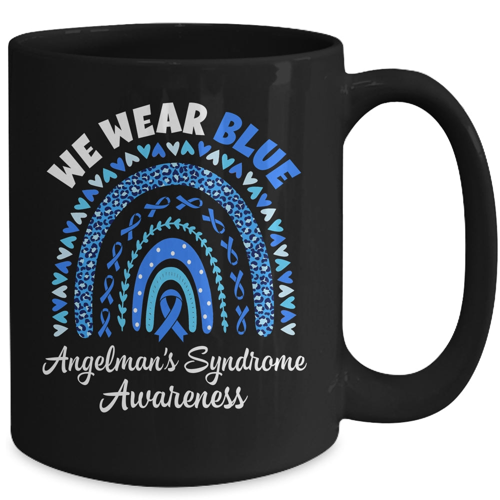 We Wear Blue For Angelmans Syndrome Awareness Mug | siriusteestore
