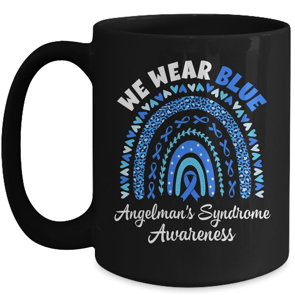 We Wear Blue For Angelmans Syndrome Awareness Mug | siriusteestore