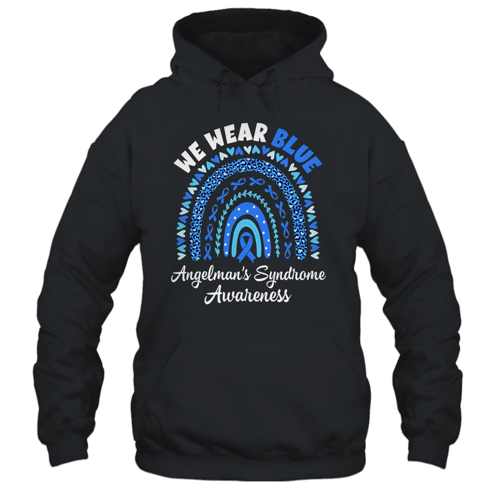 We Wear Blue For Angelmans Syndrome Awareness Shirt & Hoodie | siriusteestore