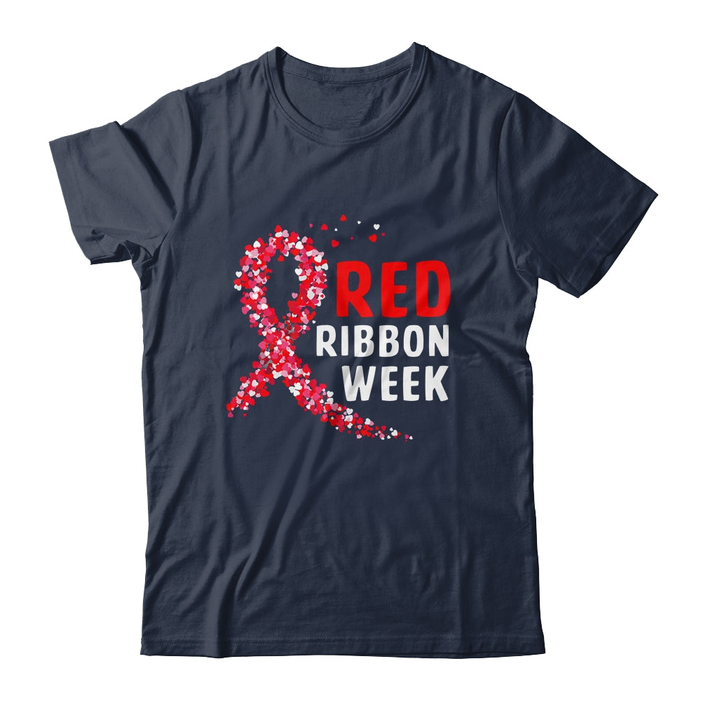 We Wear Red For Red Ribbon Week Awareness Shirt & Hoodie | siriusteestore