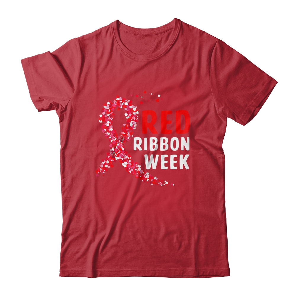 We Wear Red For Red Ribbon Week Awareness Shirt & Hoodie | siriusteestore