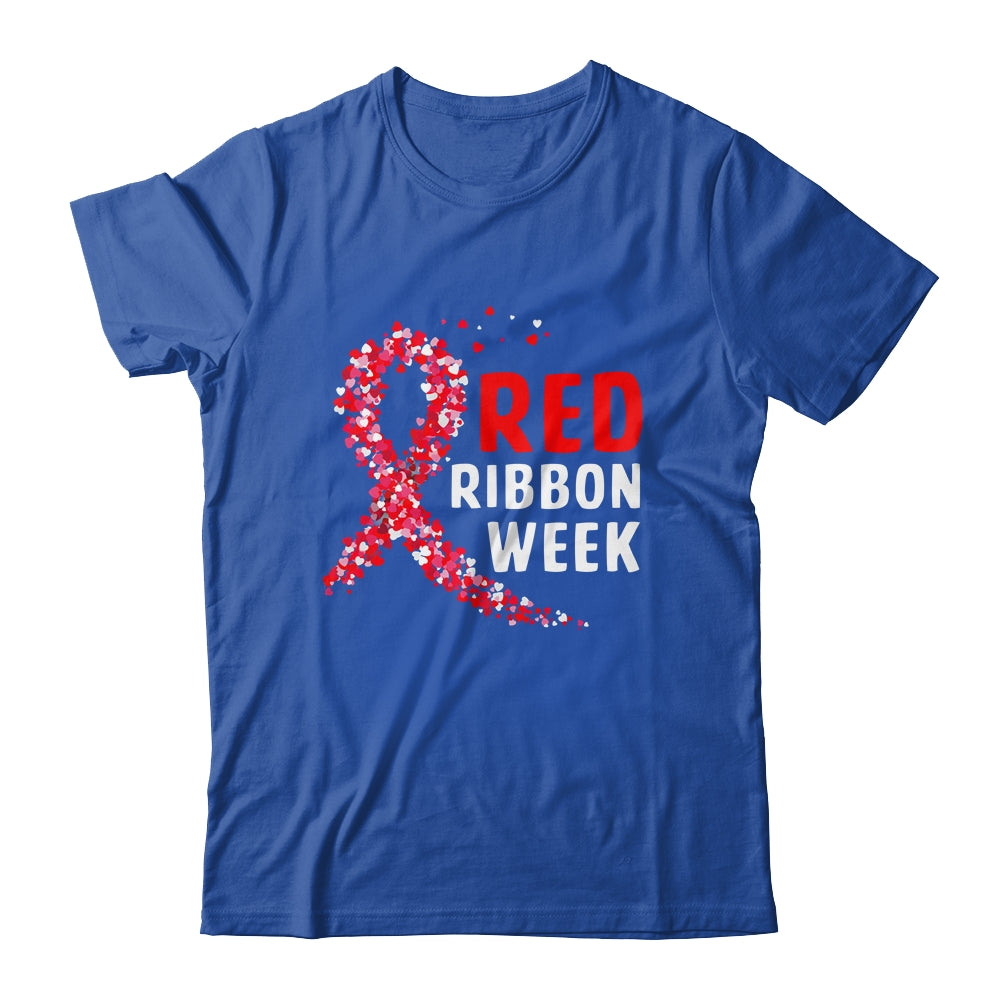 We Wear Red For Red Ribbon Week Awareness Shirt & Hoodie | siriusteestore