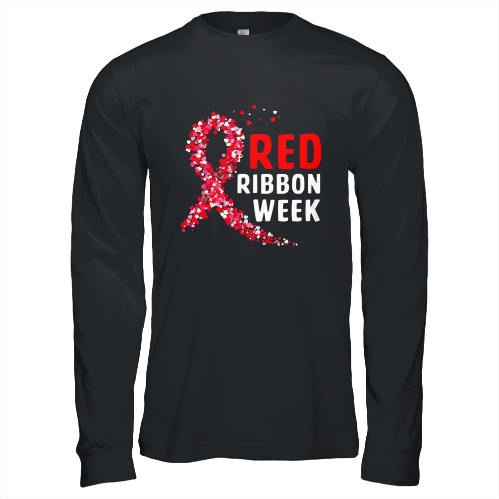 We Wear Red For Red Ribbon Week Awareness Shirt & Hoodie | siriusteestore