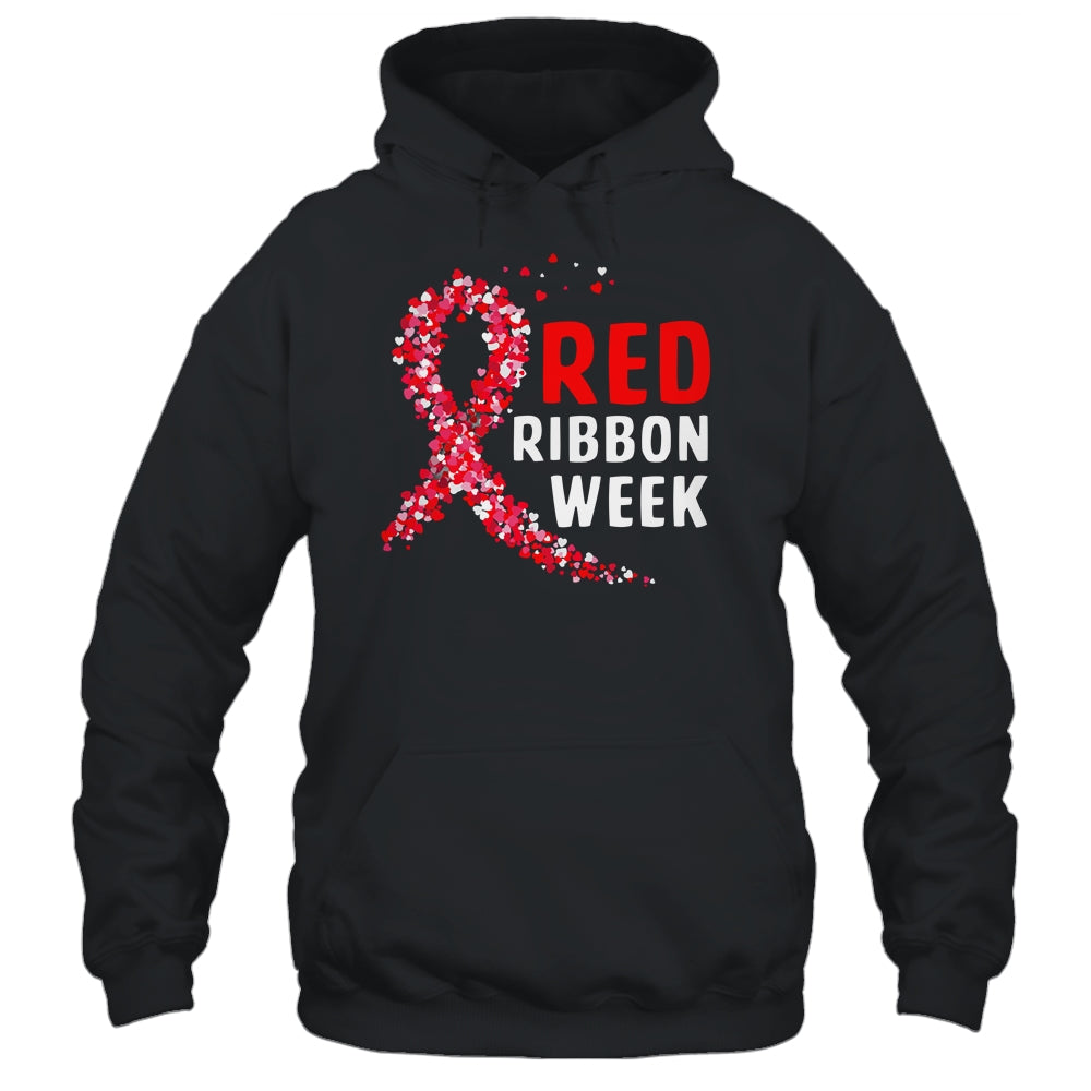 We Wear Red For Red Ribbon Week Awareness Shirt & Hoodie | siriusteestore