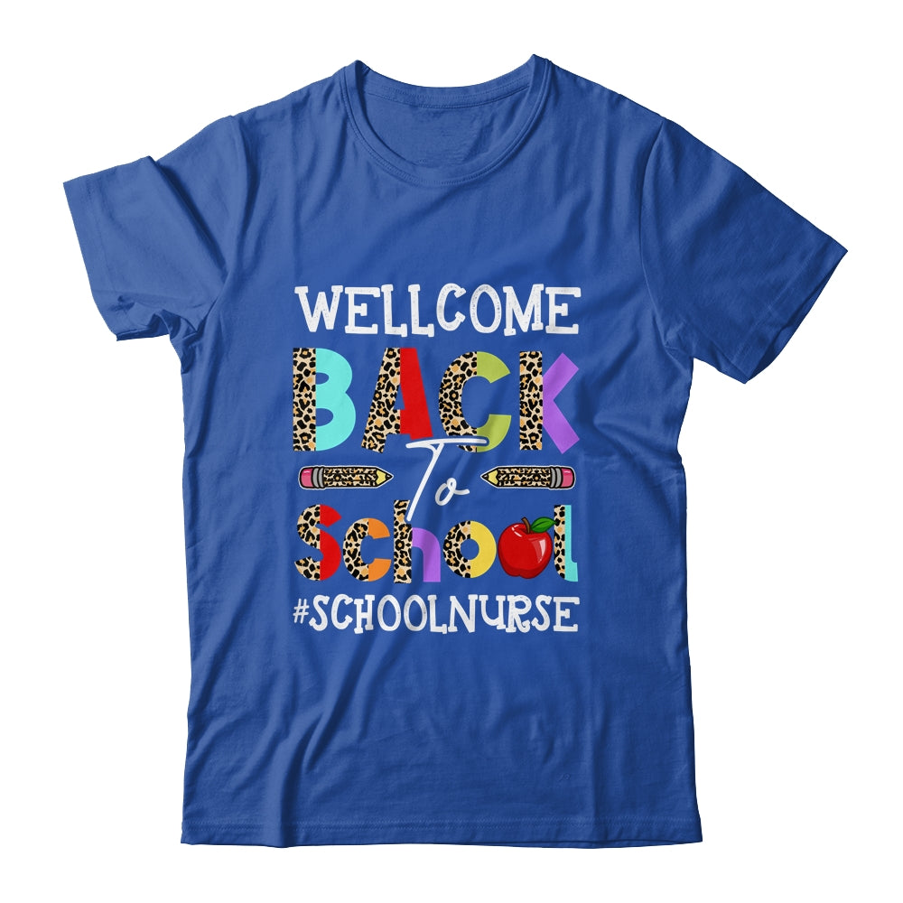 Welcome Back To School Nurse First Day Of School Leopard Shirt & Hoodie | siriusteestore