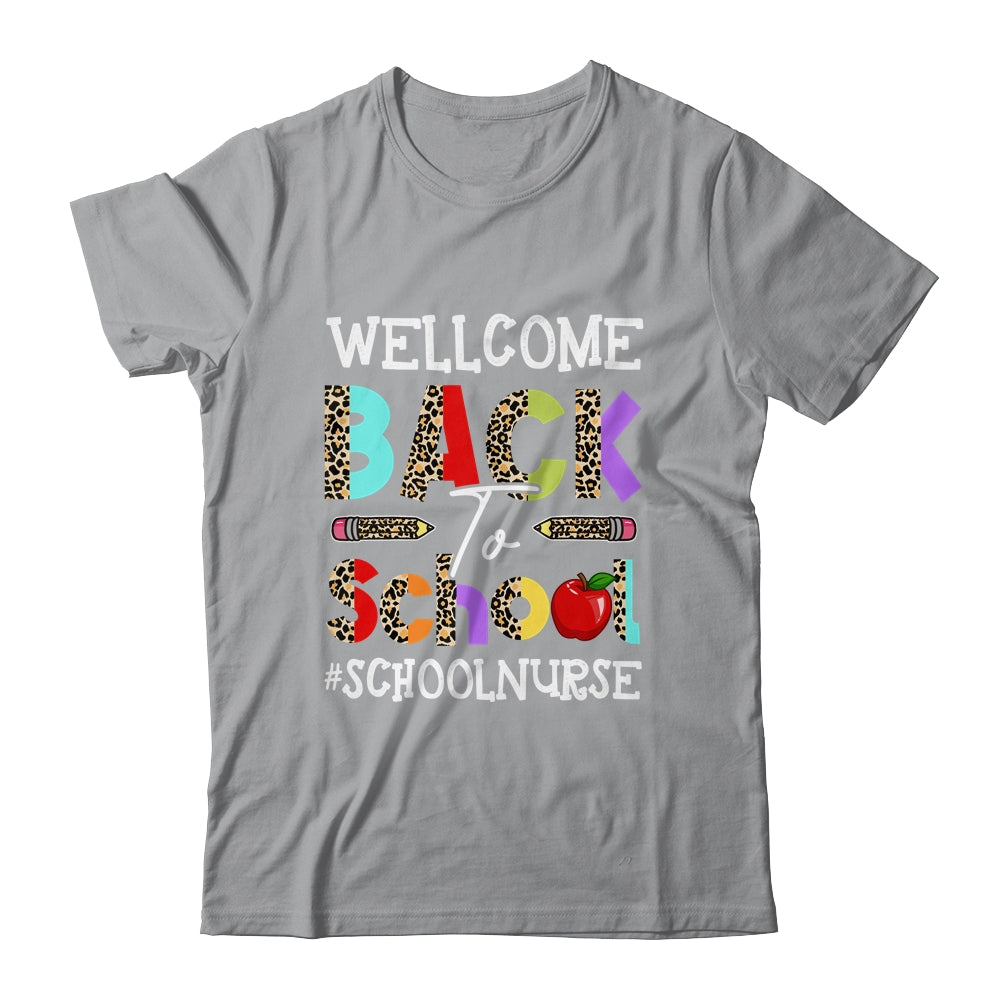 Welcome Back To School Nurse First Day Of School Leopard Shirt & Hoodie | siriusteestore