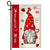 Welcome Gnome Valentine's Day Flag Love Heart Rustic Farmhouse | siriusteestore