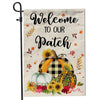 Welcome To Our Patch Flag Pumpkins for Law Farmhouse | siriusteestore