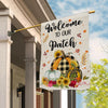 Welcome To Our Patch Flag Pumpkins for Law Farmhouse | siriusteestore
