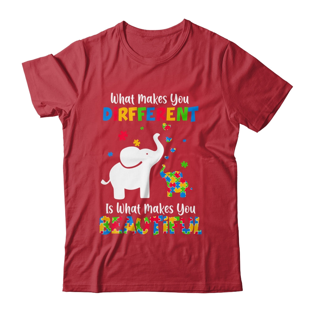 What Makes You Different Autism Child Elephant Mom Awareness Shirt & Hoodie | siriusteestore