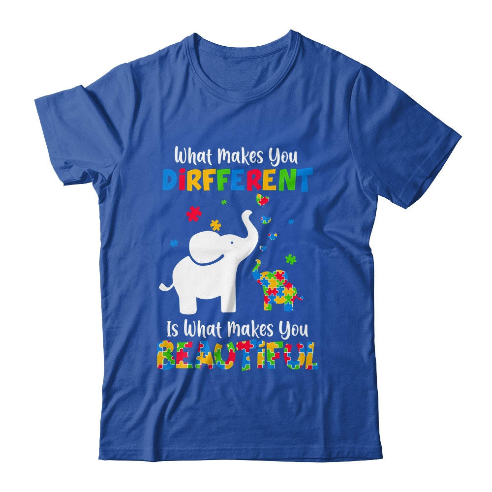 What Makes You Different Autism Child Elephant Mom Awareness Shirt & Hoodie | siriusteestore