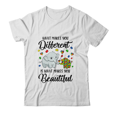 What Makes You Different Elephant Mom Autism Child Awareness Shirt & Hoodie | siriusteestore