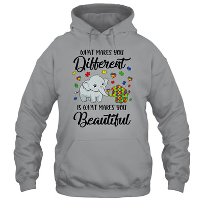 What Makes You Different Elephant Mom Autism Child Awareness Shirt & Hoodie | siriusteestore