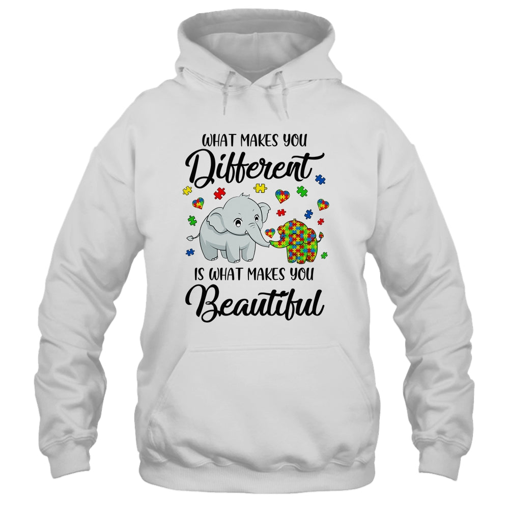 What Makes You Different Elephant Mom Autism Child Awareness Shirt & Hoodie | siriusteestore