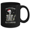 When Youre Dead Inside But It's Christmas Skeleton Mug | siriusteestore